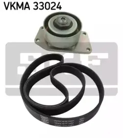 VKMA 33024 SKF Поликлиновой ременный комплект